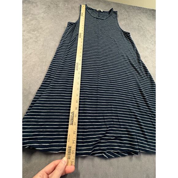 Madewell High Point Tank Dress Women’s Size XL Chevron Stripe Sleeveless G6473 - Picture 4 of 10